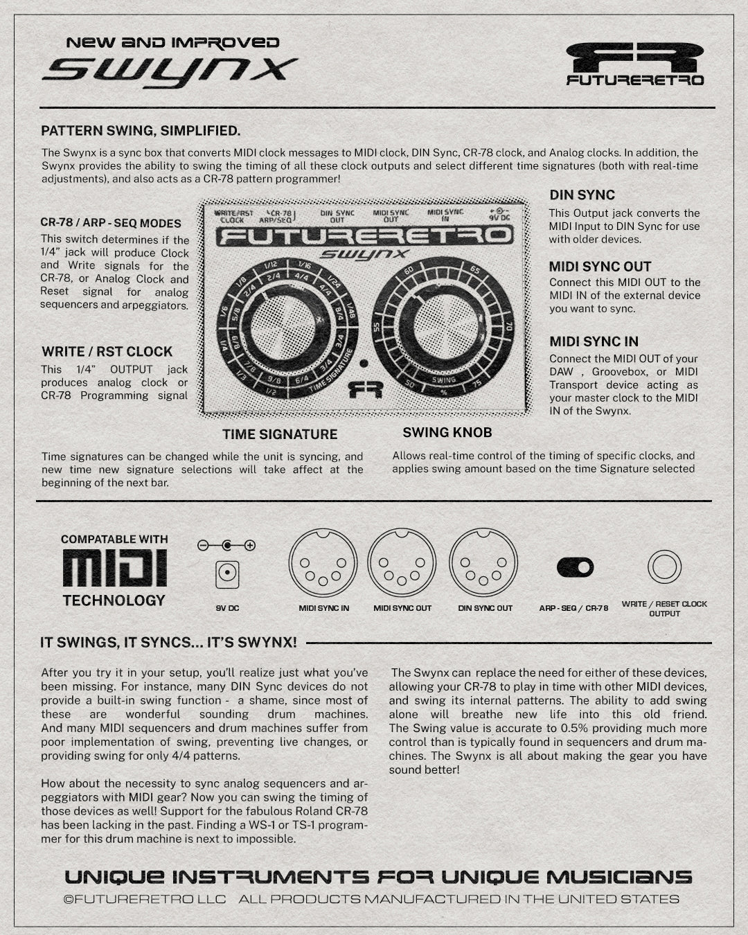 FR-Swynx – FutureRetro Synthesizers
